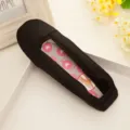 Women ice silk boat socks thin summer anti slip invisible short socks comfortable black cover - Black