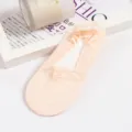 Damen spitze unsichtbare füßlinge sommer dünn atmungsaktiv netz anti-rutsch kurzsocken - Rosa