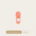 Vrouwen zomer ademend mesh onzichtbare sokken boot laag antislip 1 paar verpakking - Oranjerood