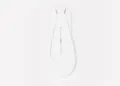 Women Summer Thin Low Cut Strap Boat Socks White Half Sole Invisible Socks Casual Wear - One Size (White Paper Card Packaging) / White