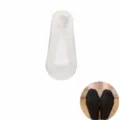 Summer thin lace low cut invisible boat socks with anti slip silicone cotton bottom. - Loose Socks [Without Any Packaging] / White