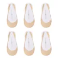 Calzini invisibili barca antiscivolo in seta ghiaccio donna, estate sottili variante. - Fantasmini con silicone sul tallone / Colore pelle