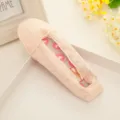 Women lace invisible boat socks summer thin anti-slip silicone shallow low cut short socks - Exquisite Korean Packaging / Pink