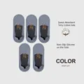 Men ice silk low cut invisible socks anti slip breathable sweat absorbent summer short socks - Naked Socks Without Any Packaging / Blue