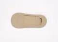 Women invisible boat socks, summer thin ice silk low cut socks, anti slip cotton bottom. - Green