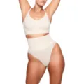 Nahtloses Shaping-Set mit High-Waist Slip und Bustier für perfekte Damen Silhouette. - XS / Oberteil und Hose / Weiß