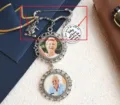 DIY photo memorial brooch bouquet charm antique silver custom picture pin jewelry gifts - Style 12