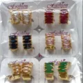 Kleurrijke Zirkoon Koper Vergulde Creolen Oorringen Set Meerkleurige Mode Sieraden - Baguette Zirconia Stijl (ZSJEH299) / Zes kleuren
