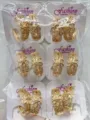 Koreanische vergoldete Kristall Blumen Creolen für Damen Modeschmuck Großhandel - Floraler Stil (ZSJEH378)