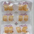 Wholesale gold plated geometric pave zircon hoop earrings set, elegant fashion jewelry for women. - Rectangular Style (ZSJEH680)