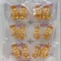 Gold plated geometric cubic zirconia hoop earrings wholesale bulk pack for daily wear - Geometric Style (ZSJEH710)