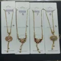 Fashion stainless steel butterfly flower pendant necklace jewelry variant detail view - Butterfly Style(5)