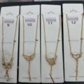 Gold stainless steel butterfly heart zircon clavicle chain necklace fashion jewelry - Butterfly Heart Zirconia Style (9) / Gold