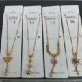 Fashion butterfly zircon pendant stainless steel necklace jewelry set for women daily wear - Butterfly Rings Tassel Style (13) / Gold