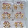 Vergoldete Creolen Ohrringe Set mit zirkonia Stein, elegantes Herz Design Schmuck. - LOVE Hohlstil (ZSJEH265)