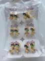 Vergoldete farbige Zirkonia Creolen Ohrringe für Damen elegante Schmuck Accessoires Alltag - Mode Design Ohrstecker (ZSJEH342) / bunt