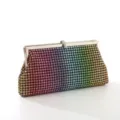 Magnifique Pochette de Soirée Strass Arc-en-Ciel, Sac à Main Brillant pour Femmes. - 24*5*12 / Zircon Coloré