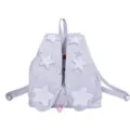 Joli sac à dos violet avec décor d'étoiles, sac à dos décontracté spacieux pour femmes chic. - Violet