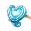 Blauer Haken Herz Folienballon 18 Zoll Seepferdchen Helium Ballon fur Hochzeit Geburtstag Party - Hakenherz / Himmelblau