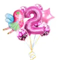 Little Fairy Sequin Number Balloon Set for Princess Girl Birthday Party Decoration Main View - 8-Piece Little Fairy Set 2