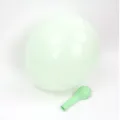 Macaron hellgrüne Latex Ballon Variante, perfekt für Partydekoration und Hochzeitssetup. - 10 Zoll 100 Stück/Packung / Grün