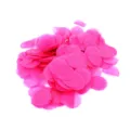 Pink tissue paper confetti circles for birthday party wedding decoration and balloon stuffing. - 2.5 cm Rose Red Confetti 10 g