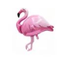 Large pink flamingo aluminum foil balloon for birthday and wedding party decoration - New 3D Flamingo