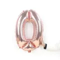 32 Inch Rose Gold Number 0 Foil Balloon Birthday Party Celebration Decoration Helium Balloon - Number 0 / 32-inch / Rose Gold