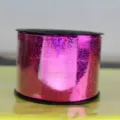 Heissrosa holografisches Band Rolle fuer Luftballons Hochzeit Dekoration und Verpackung. - 100 Yards Laser-Rosarot (90 m)