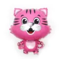 Niedlicher rosa Tiger Folienballon fuer Kindergeburtstag Party Dekoration und Feiern. - Glücklicher Tiger / Rosa