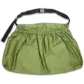 Garden fruit harvesting apron with adjustable waist strap and large pockets for easy picking. - Army Green
