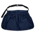 Dunkelblaue Obsternte Schürze mit verstellbarem Taillengurt großen Taschen für Garten - Blau
