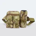 Tarnfarben taktische Gürteltasche mit Flaschenhalter, multifunktionale Wandertasche - Camouflage
