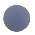 Round cotton canvas seat cushion detail view, comfortable soft pad for office chair or sofa. - Lake Blue