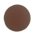 Braunes rundes Baumwoll Sitzkissen Stuhlkissen fuer komfortables Sofa und Stuhl zu Hause. - Rund 40x40x5 cm / 35D Schaumstoff / Kaffeebraun