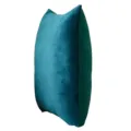 Teal fluwelen sierkussen met donkergroene zijnaad, zacht bankkussen voor moderne woonkamerinrichting. - 45*45cm (Kussensloop) / Groen & turquoise groen