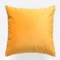 Noorse gele fluwelen kussenhoes zachte effen kleur kussensloop voor bank bed huisdecoratie - 45*45cm (Zonder Kern) / Teder Geel