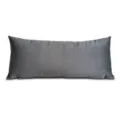 Long oreiller de lit en velours traversin coussin gris support souple pour canapé et chambre - Taie d'oreiller 35*90 cm / Gris Anthracite
