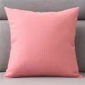 Roze wafel kussenhoes effen kleur kussensloop scandinavische stijl zachte woondecoratie - Roze