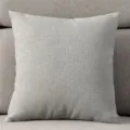 Lichtgrijs linnen kussenhoes Scandinavische stijl bankkussen voor woonkamer bed - Middelgrijs