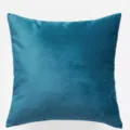 Fluwelen kussenhoes in pauwblauw, zachte vierkante kussensloop voor bank en slaapkamer. - Teal / 30*50cm (Zonder Vulling)