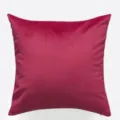 Effen rode fluwelen kussenhoes voor woonkamer bank slaapkamer bed kussen hoes decoratie. - Rozerood / 30*50cm (Zonder Vulling)