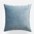 Noords fluwelen kussensloop lichtblauw zachte kussenhoes voor bank bed woondecoratie - Meerblauw / 30*50cm (Zonder Vulling)