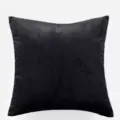 Zwarte Fluwelen Kussenhoes Decoratieve Vierkante Kussenhoes voor Bank Bed Thuis - Zwart / 30*50cm (Zonder Vulling)
