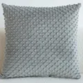 Grauer Minky-Dot Kissenbezug für das Sofa im Wohnzimmer, weiches Plüschkissen für das Büro. - 30x50cm (Ohne Kern) / Grau