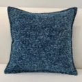 Blaues Chenille Zierkissen fuer Wohnzimmer Sofa Schlafzimmer Deko Kissenhuelle Hauptansicht - 45x45cm (Kissenbezug) / Sternenblau