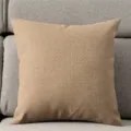 Noordse stijl effen kleur linnen kussen hoes bank kussen woondecoratie slaapkamer. - Lichtkoffie