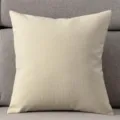 Minimalistische effen kussensloop met wafeltextuur noordelijke stijl bankkussen in beige - Broken Wit