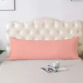 Lungo cuscino per testata letto rosa rettangolare cuscino lungo schienale divano - 50*75 cm (federa) / Rosa