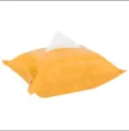 Yellow oil wax leather tissue box cover stylish car home napkin storage bag pouch holder - 20*27CM / Yellow